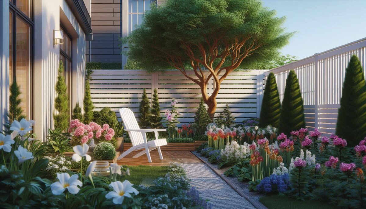 私の家の庭のイメージ